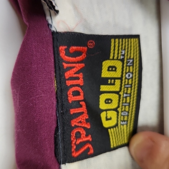 VINTAGE 80s Spalding Gold Men's Windbreaker size L - Picture 4 of 8